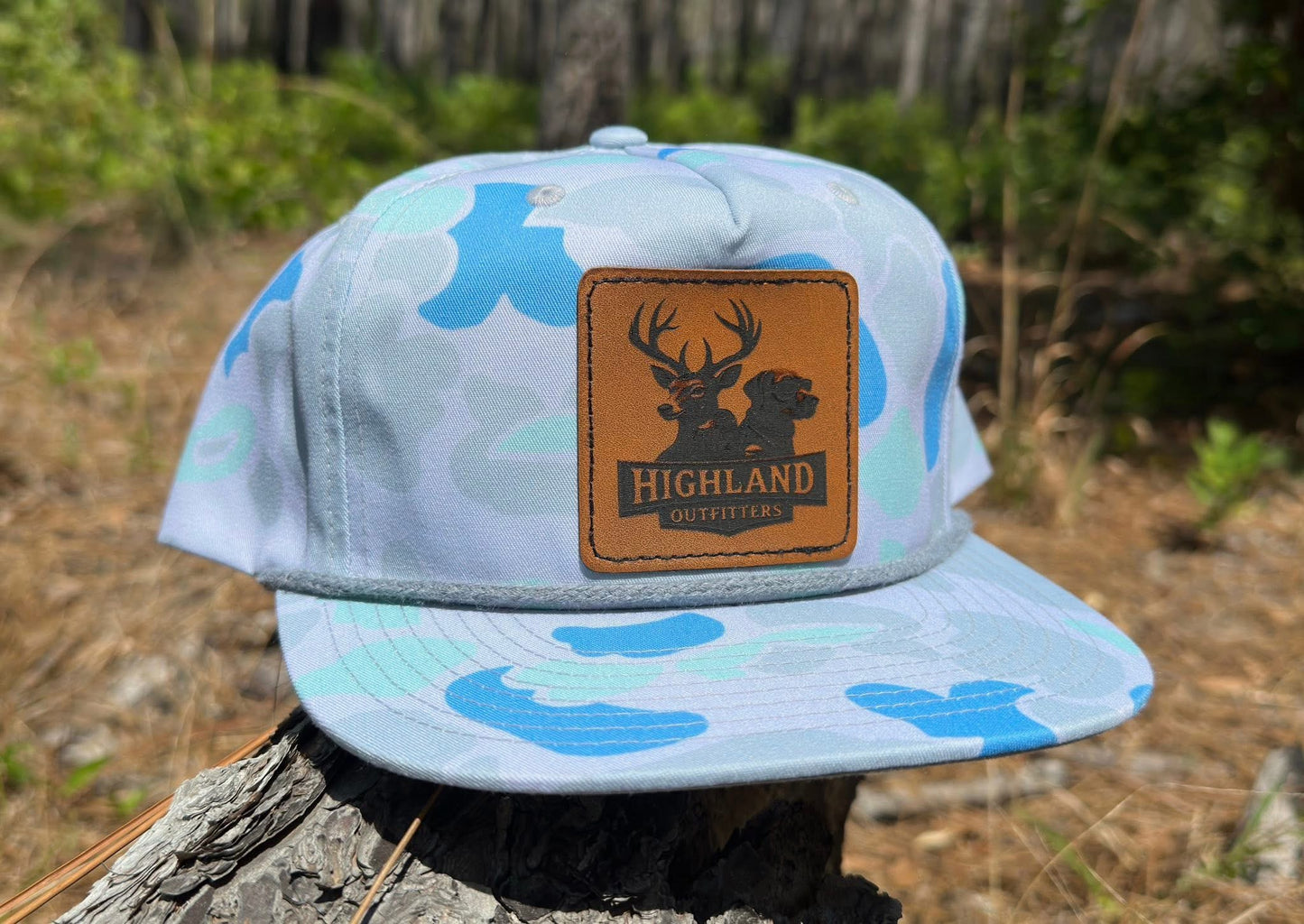 Saltwater Duck Camo/Ice Grey | Richardson 256P Rope Snapback
