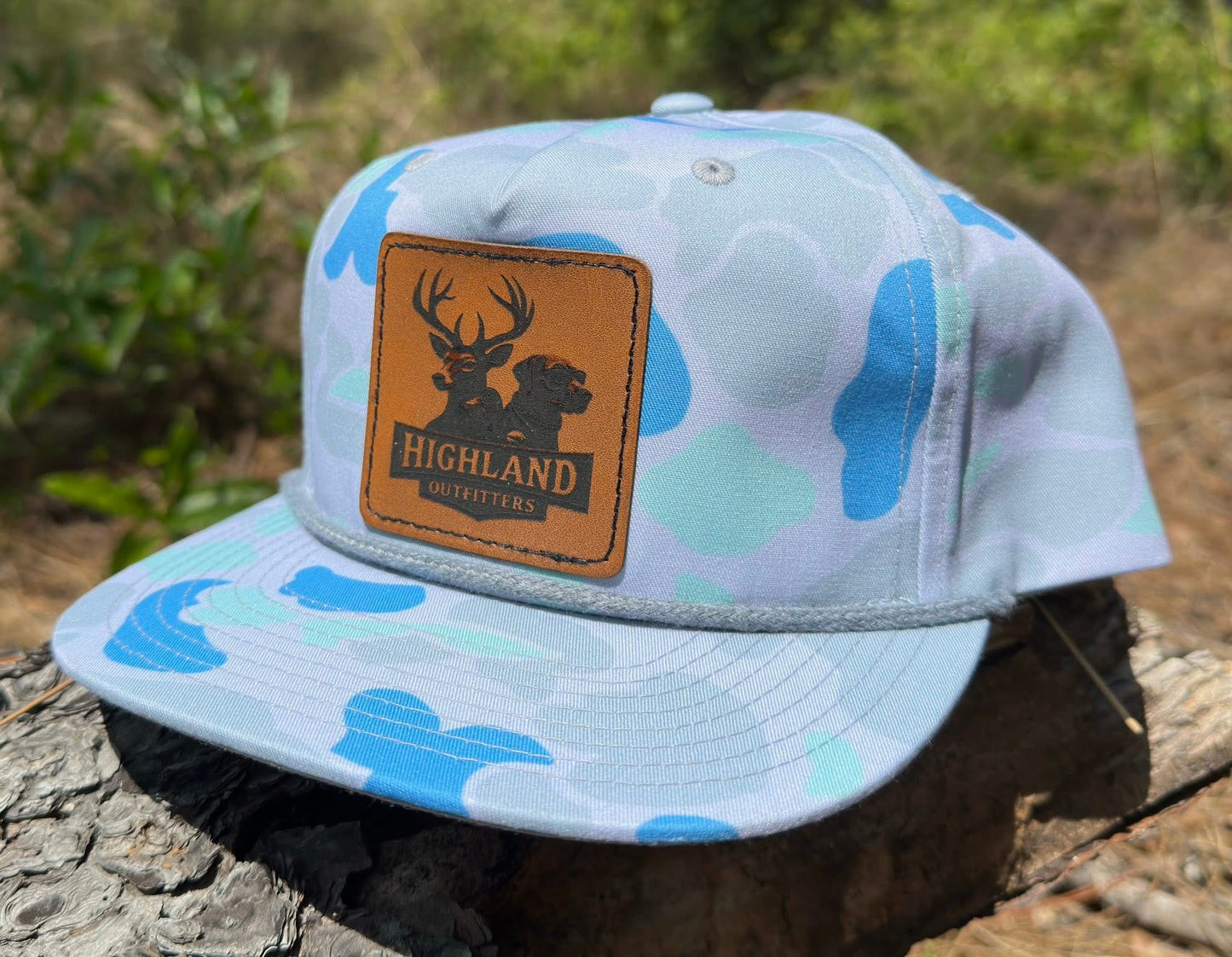 Saltwater Duck Camo/Ice Grey | Richardson 256P Rope Snapback